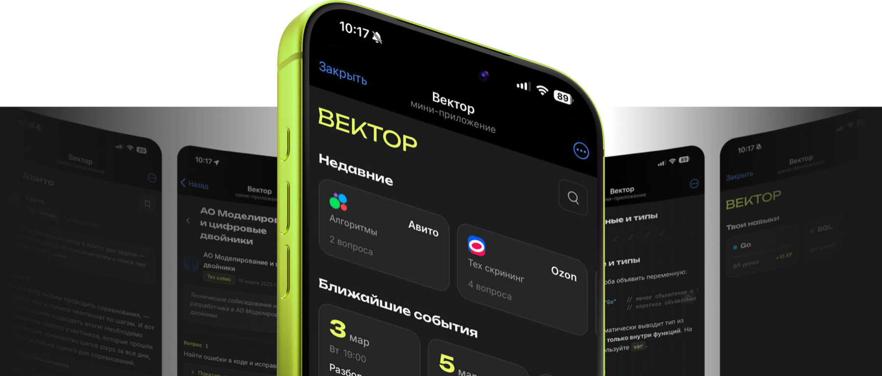 Вектор — мини-приложение